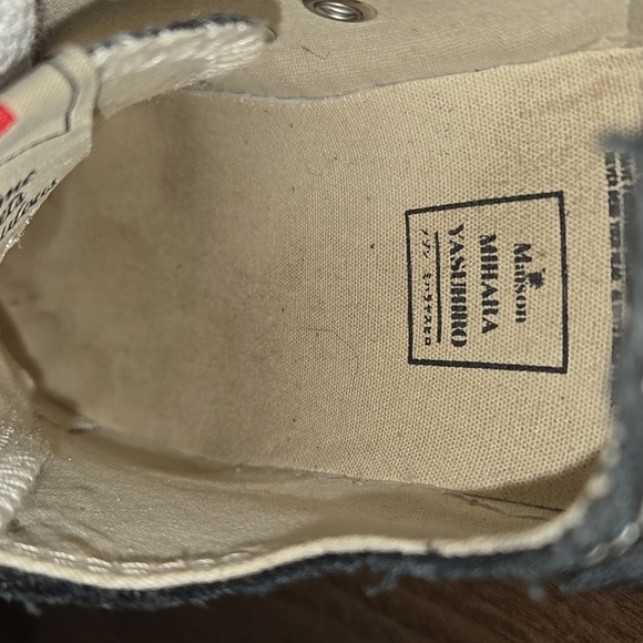 Maison Mihara Yasuhiro-Black "Hank" OG Sole Canvas Low-top Sneaker-Size 36 - Picture 12 of 17